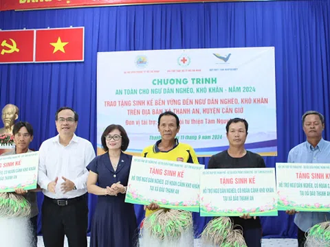 TP.HCM: 18 hộ dân thuộc diện khó khăn tại huyện đảo Cần Giờ được tài trợ sinh kế