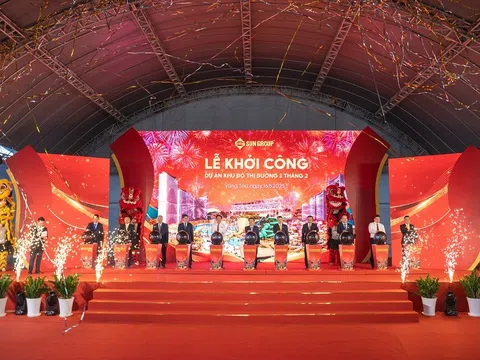 Sun Group khởi công khu đô thị biển 37.000 tỷ đồng lớn bậc nhất Vũng Tàu
