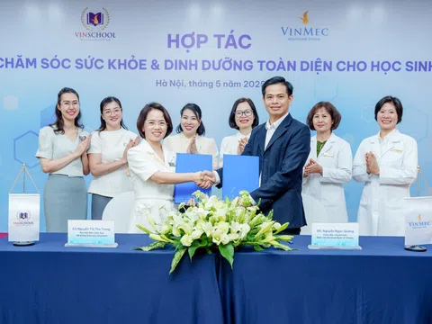 Vinschool và Vinmec hợp tác toàn diện, nâng chuẩn chăm sóc sức khỏe cho hơn 15.000 trẻ mầm non