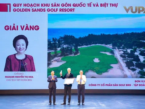 Golden Sands Golf Resort đạt giải Vàng Giải thưởng Quy hoạch đô thị Quốc gia