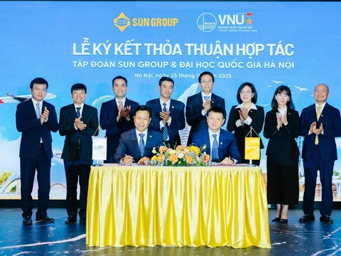 Đại học Quốc gia Hà Nội ký kết hợp tác với Tập đoàn Sun Group trong đào tạo và xây dựng chiến lược