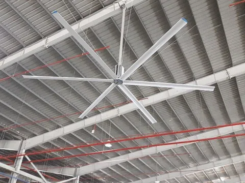 Quạt trần công nghiệp HVLS – Xu hướng giải pháp làm mát tiết kiệm
