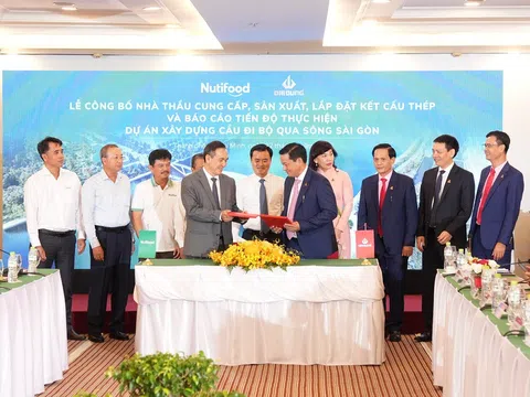 Nutifood công bố nhà thầu kết cấu thép dự án cầu đi bộ qua sông Sài Gòn