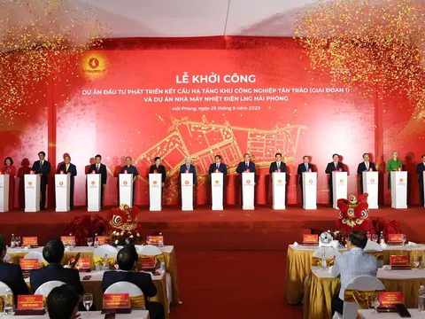 Tập đoàn Vingroup khởi công Khu công nghiệp Tân Trào và Nhà máy nhiệt điện LNG Hải Phòng