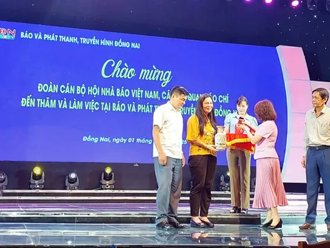 Đoàn công tác Hội Nhà báo Việt Nam thăm, làm việc với cơ quan báo chí tỉnh Đồng Nai