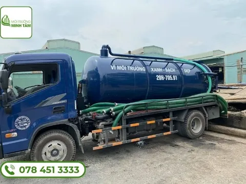 Hút hầm cầu tại Đồng Nai chọn Môi Trường Minh Tâm