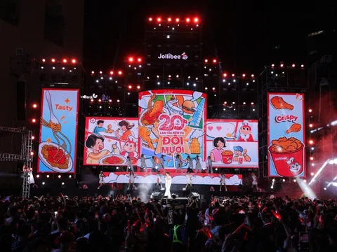 Sự kiện The Jolly Day: Mãn nhãn về hình ảnh, âm thanh đánh dấu hành trình 20 năm của Jollibee Việt Nam