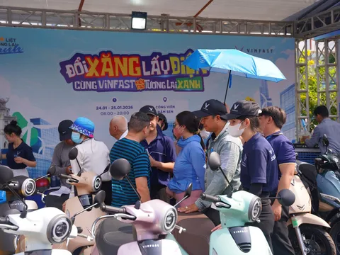 Cuối tuần này, ngày hội “Đổi xăng lấy điện” tái ngộ khách hàng ba miền với loạt ưu đãi hấp dẫn