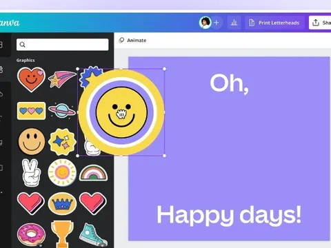 Thiết kế đồ họa sticker chuyên nghiệp với Canva – Dễ dàng, nhanh chóng