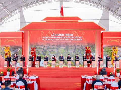 Khánh thành trường nội trú "5 sao" đầu tiên vùng biên giới với dấu ấn của Sun Group