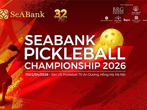 SeABank tổ chức giải Pickleball Championship 2026 gây quỹ học bổng cho trẻ em nghèo