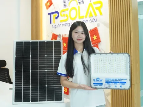 Đèn năng lượng mặt trời TP Solar - Giải pháp chiếu sáng tiết kiệm, bền vững cho công trình hiện đại