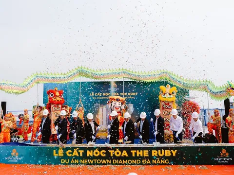 Newtown Diamond: Cất nóc tòa The Ruby - nâng tầm giá trị độc bản dự án ven biển Đà Nẵng