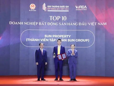 Sun Property khẳng định vị thế tại Giải thưởng Quốc gia Bất động sản Việt Nam lần thứ II