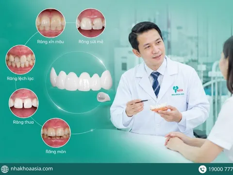 Chuyên gia tư vấn 2 dòng bọc răng sứ giá rẻ chất lượng tại Nha khoa Asia