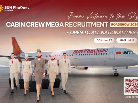 Sun PhuQuoc Airways khởi động đợt tuyển dụng tiếp viên lớn nhất năm, chào đón ứng viên quốc tế