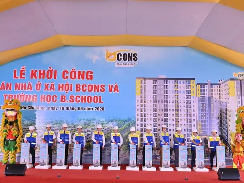 TP.HCM: Khởi công Dự án Nhà ở xã hội Bcons và trường học B.School