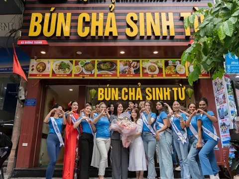 Bún chả Sinh Từ chinh phục thí sinh Miss Multicultural World 2026