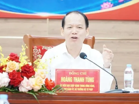 Bộ trưởng Bộ Tư pháp Hoàng Thanh Tùng: “Siết chặt kỷ luật, kỷ cương hành chính, đề cao trách nhiệm người đứng đầu”