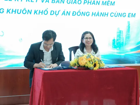 Ra mắt và bàn giao phần mềm trong khuôn khổ dự án "Đồng hành cùng em"