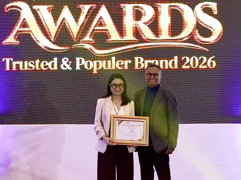 VinFast VF 3 được trao giải “Thương hiệu Tin tưởng và Yêu thích 2026” ở Indonesia