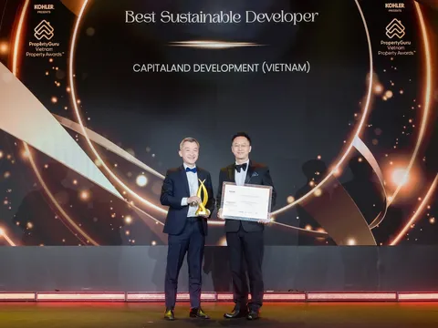 CapitaLand Development được tôn vinh doanh nghiệp phát triển bền vững, đóng góp xã hội và thiết kế xuất sắc