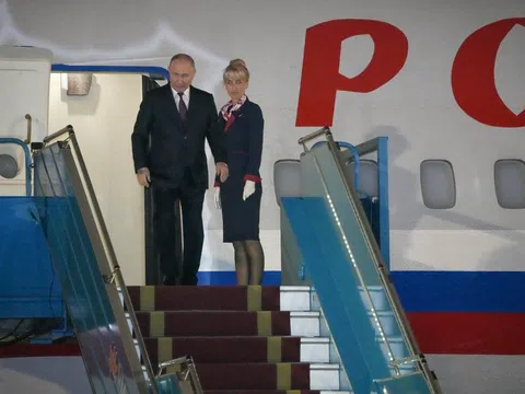 Tổng thống Nga Putin đã có mặt tại Hà Nội rạng sáng nay