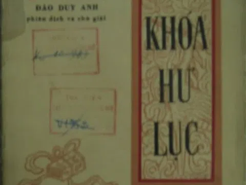 Đào Duy Anh và Khóa Thư Lục