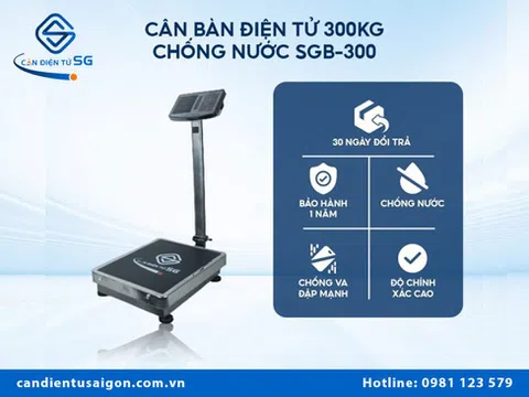Cân điện tử Sài Gòn cung cấp cân bàn điện tử 300kg chất lượng