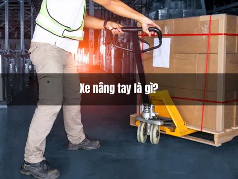 Cấu tạo xe nâng tay thấp, xe nâng tay cao - Xe nâng Hoàng Đạt