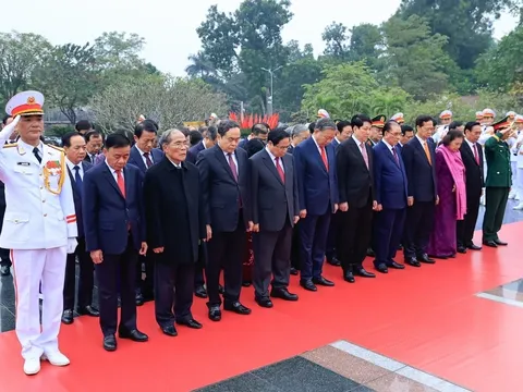 Lãnh đạo Đảng, Nhà nước vào Lăng viếng Chủ tịch Hồ Chí Minh