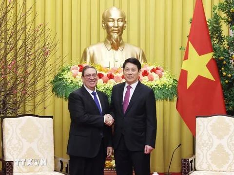 Chủ tịch nước Lương Cường: Việt Nam luôn sát cánh, sẵn sàng hỗ trợ Cuba trong khả năng của mình