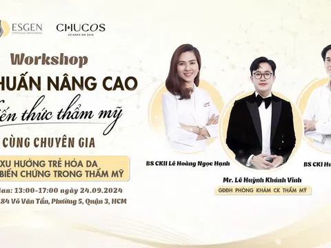 CEO Lê Huỳnh Khánh Vinh tổ chức hội thảo tập huấn nâng cao kiến thức thẩm mỹ cùng chuyên gia