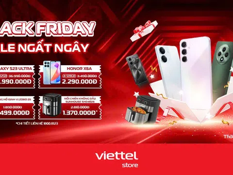 Black Friday 2024 tại Viettel Store: Sale ngất ngây, mua sắm thả ga