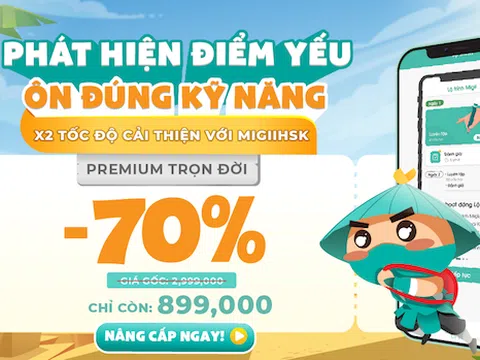 Migii HSK ra mắt website - Ưu đãi lên đến 70% cho người dùng trải nghiệm