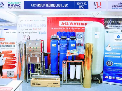 Vì sao công nghệ lọc nước của A12 gây chú ý tại triển lãm CLEANFACT – RHVAC 2025?