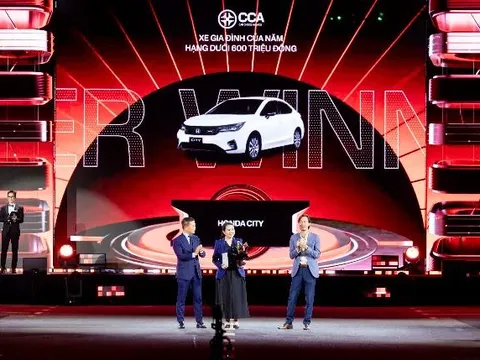 Honda City và Honda CR-V e:HEV RS nhận giải thưởng lớn tại Better Choice Awards 2025