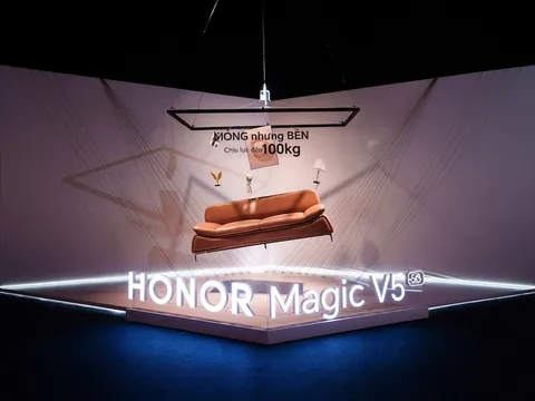 HONOR Magic V5 - smartphone gập siêu mỏng, siêu bền, AI toàn diện, pin khủng