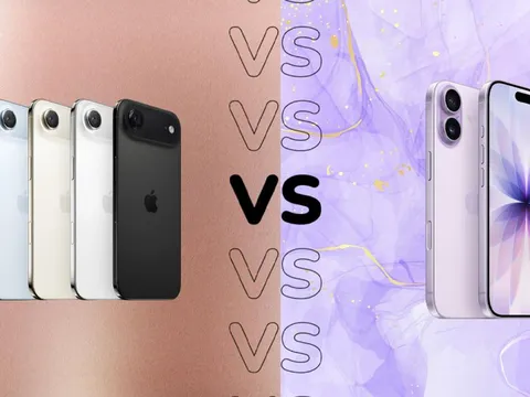 iPhone 17 vs iPhone Air, so sánh chi tiết từng dòng nhanh