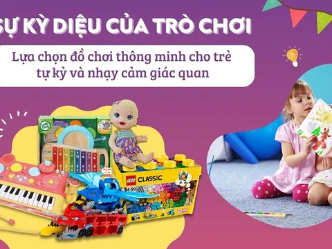 Sự kỳ diệu của trò chơi: Lựa chọn đồ chơi thông minh cho trẻ tự kỷ và nhạy cảm giác quan