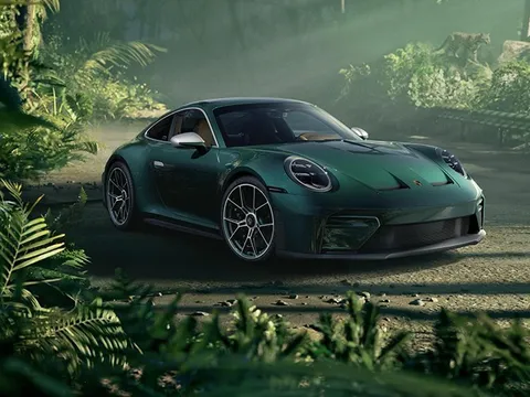 Porsche 911 GT3 Touring Ocelot 2026 ra mắt: Lấy cảm hứng từ 'sát thủ rừng xanh' Colombia