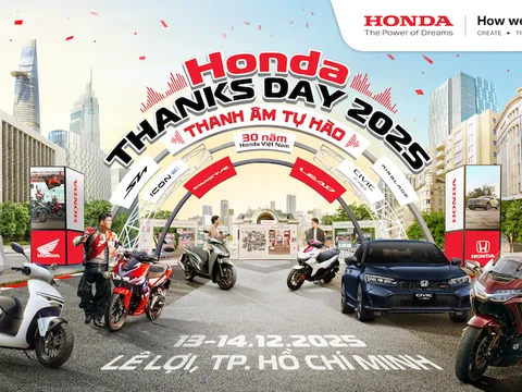 Honda sắp tổ chức ngày hội tri ân khách hàng Honda Thanks Day 2025 tại Thành phố Hồ Chí Minh