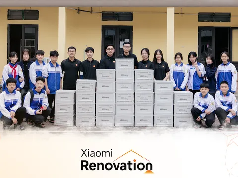 Xiaomi cải tạo điểm trường vùng cao tại Tuyên Quang và Thái Nguyên, cùng chiến dịch Xiaomi Renovation 2025