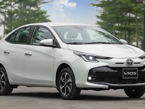 Top 5 sedan hạng B bán chạy tháng 11/2025: Toyota Vios giữ ngôi vương, Honda City bám sát nút