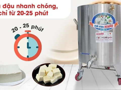 Tiết kiệm hàng triệu đồng tiền điện mỗi tháng nhờ nồi hơi nấu đậu phụ thông minh