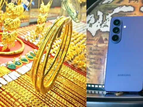 Giá vàng hôm nay tối 23/9: Vàng SJC, vàng 9999 bật tăng 700.000 đồng/lượng, Samsung S26 giá ra sao?