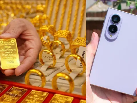 Giá vàng hôm nay trưa 25/9: Vàng SJC diễn biến lạ, vàng 9999 neo cao, Samsung Z Fold 8 giá bao nhiêu?