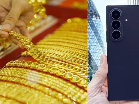 Giá vàng hôm nay trưa 28/9: Vàng SJC, vàng 9999 bốc hơi tới 1,3 triệu đồng, Samsung Z Fold 8 Ultra có rẻ