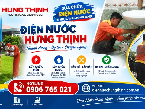 Điện Nước Hưng Thịnh: Tiên phong ứng dụng kỹ thuật hiện đại trong xử lý sự cố điện nước