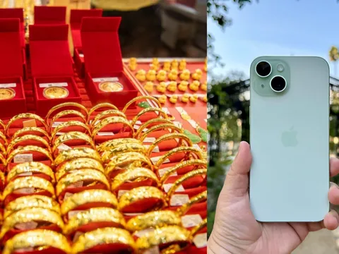 Giá vàng hôm nay chiều 2/10 trồi sụt liên tục, vàng thế giới biến động nhẹ, iPhone 15 giá hạ nhiệt